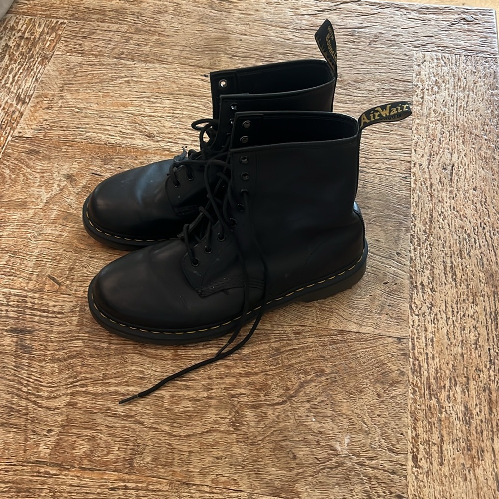 Dr. Martens Black Leather Boots